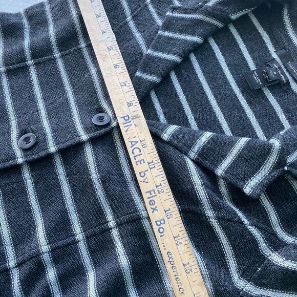 Tahari SWEATER BLAZER CARDIGAN GRAY MEDIUM - Picture 7 of 9